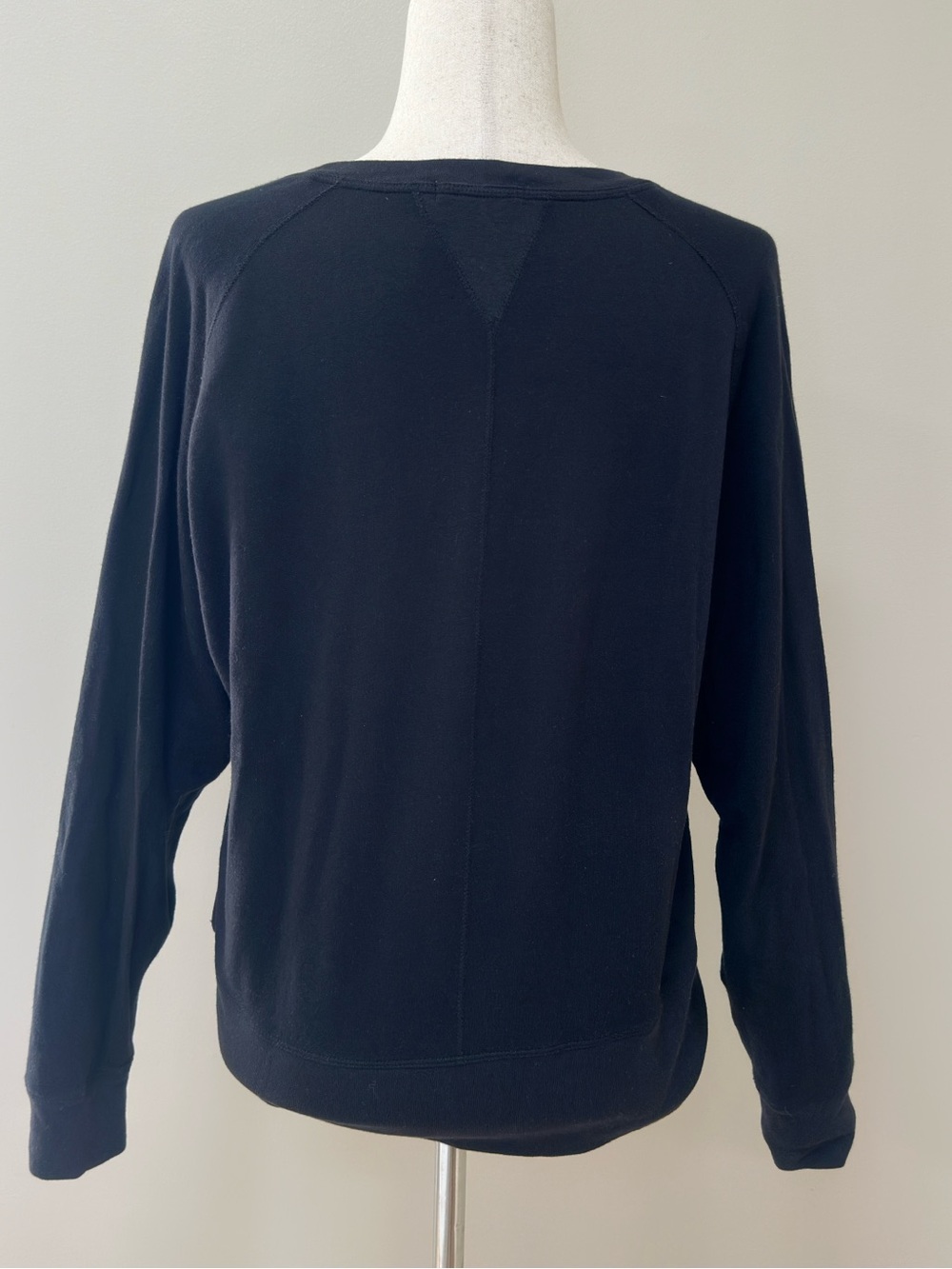 Rag & Bone Classic Black V-Neck Pullover | Size S/P - Picture 2 of 5